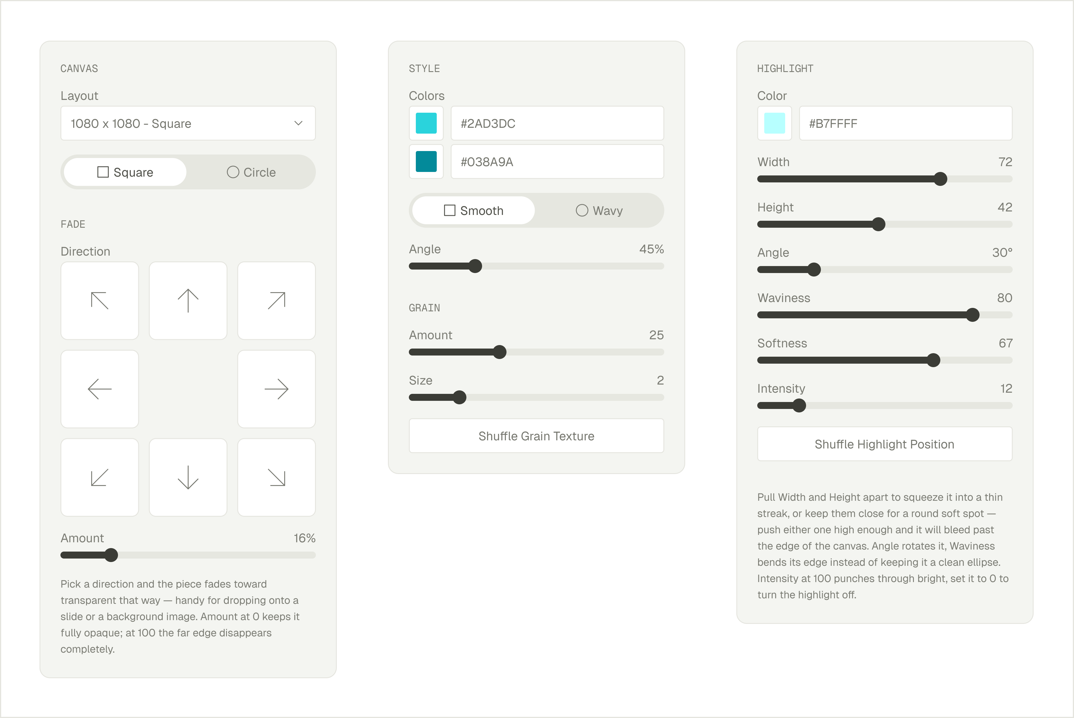 Dynamic Mockups Gradient Tool